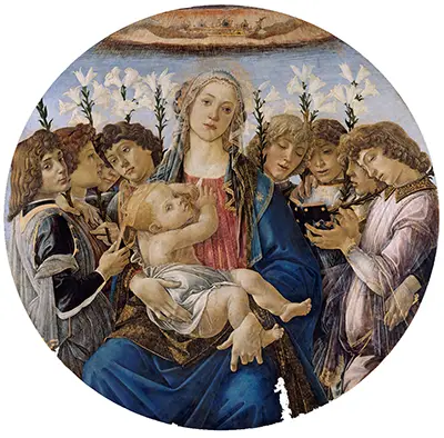 Madonna with Lillies and Eight Angels Sandro Botticelli